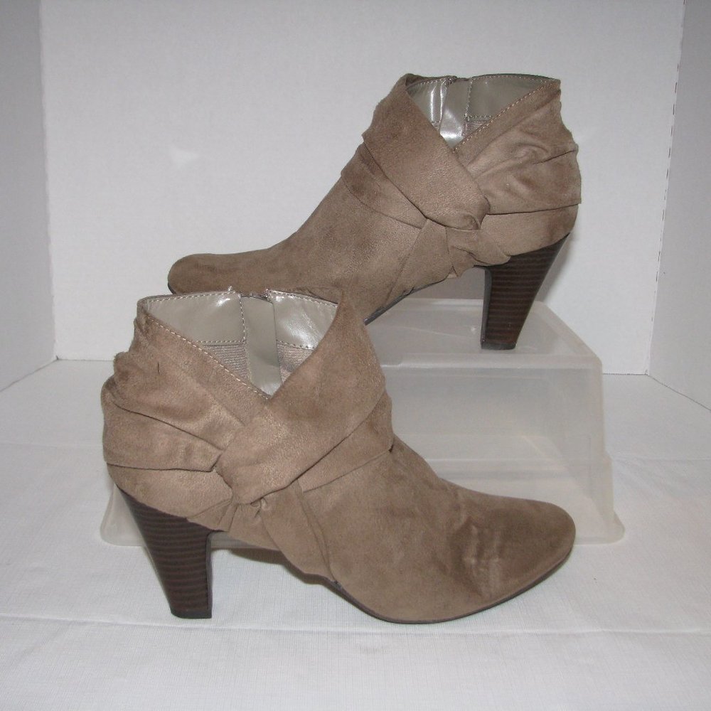 Faux Suede Booties